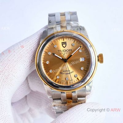 Swiss Copy Tudor Glamour Date Two-Tone Miyota 8285 Watches